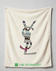 Yves Saint Laurent Throw Blankets